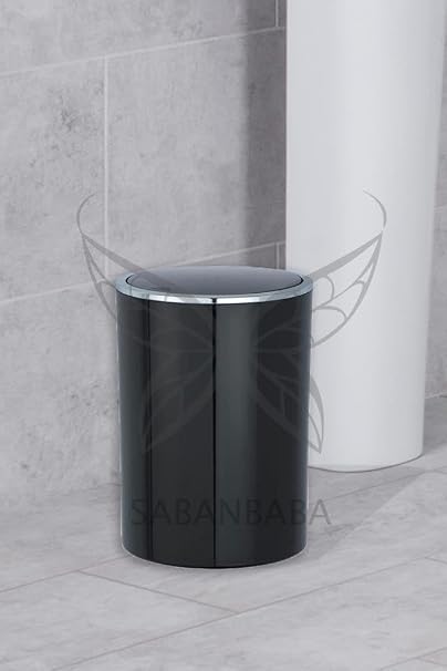 İnca Siyah Çöp Kovası 2 Litre - Plastik Malzeme - Model