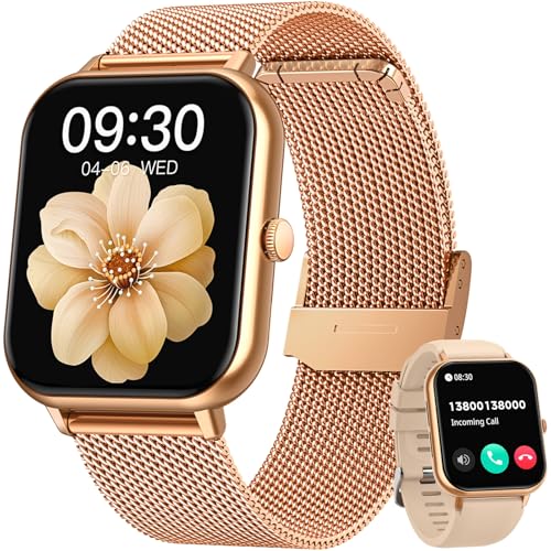 Smart Watches for Men Women Fitness: 1.83 IP67 Waterproof Smartwatch with AnswerMake Call Blood Pressure Heart Rate Sleep Monitor 100 Sports Modes Fitness Tracker for Android iPhone Phones