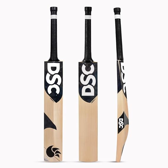DSC Blak 3000 English Willow Cricket Bat for Mens and Boys, Handle Length 295mm, Mid Swell Position