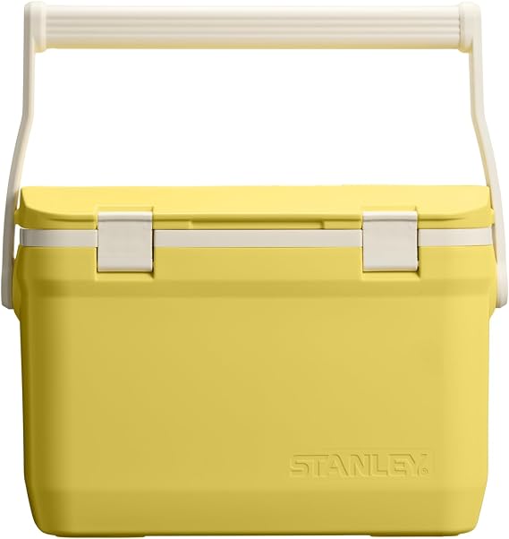 Stanley Adventure Outdoor Cooler 16 qt | Heavy Duty Outdoor Camping Cooler with Easy Carry Top Handle | BPA-Free | Daffodil