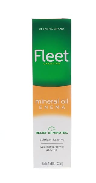 Special pack of 5 FLEET ENEMA MINERAL OIL 4.5 oz