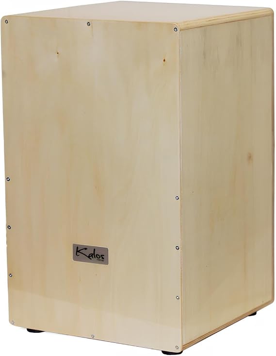 Kalos by Cecilio Cajon Box Drum, Percussion instrument Natural Finish with F-holes