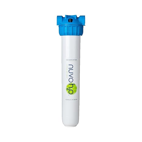NuvoH2O Citrus-Based, Salt-Free Water Filter System + Water Softener Healthy & Pure Water, Retains Healthy Minerals Removes Hard Water Build Up (Home System)