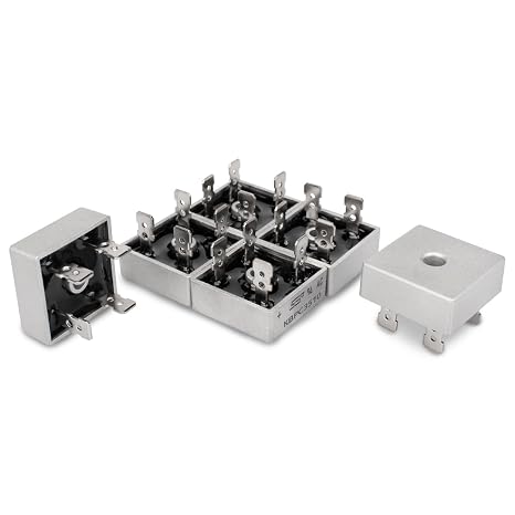 6 Pcs Bridge Rectifier Diodes KBPC3510 35A 1000V Single Phase Metal Housing 4 Pin Through Hole