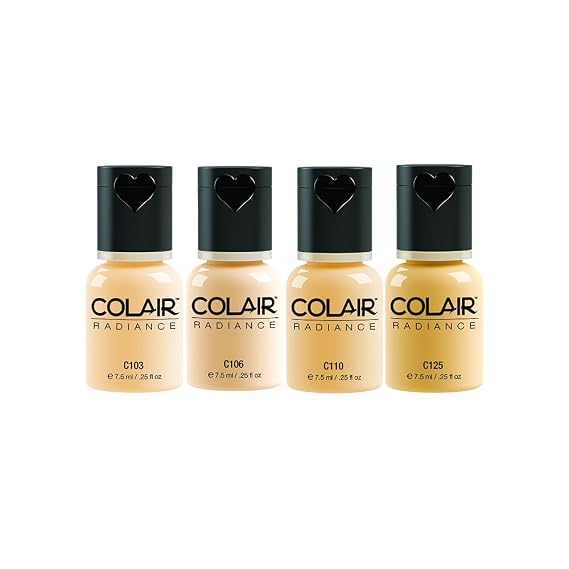 Dinair Airbrush Makeup Collection Dinair Foundation Set - FAIR SHADES 1/4 oz.
