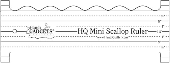 Handi Quilter Mini Scallop ruler