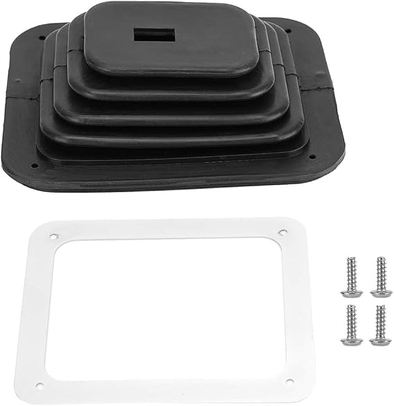 Jadeshay Gear Shift Dust Cover, Rubber Car Shifter Boot Replacement for GM350, Enhanced Dust Protection Easy Installation Sleek Design