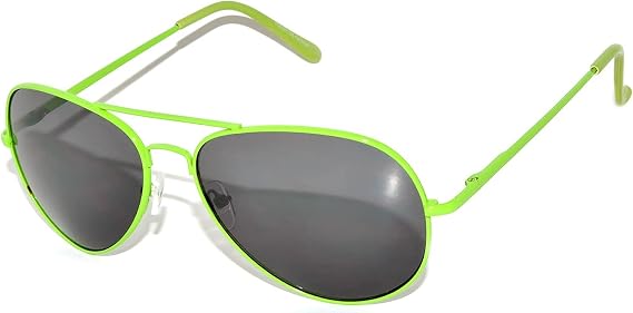 OWL Aviator Sunglasses Womens Mens Spring Hinges Mirror and Smoke Lens with Metal Colorful Frame