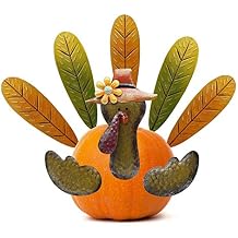 FORUP Thanksgiving Pumpkin Turkey Making Kit, Turkey Decor Kit for Autumn Fall Harvest Home Seasonal Decor