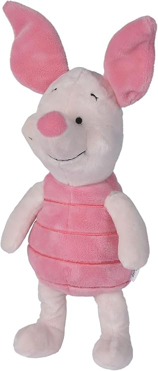 Disney Winnie the Pooh Piglet 25 cm Plush, Cuddly Soft Toy for Kids and Adults, Birthday Gift, Suitable from 0 Years