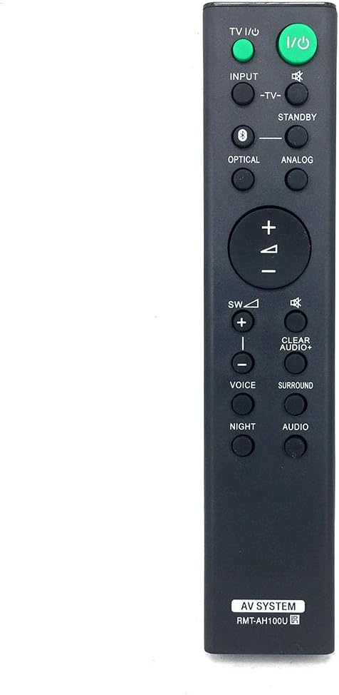 Replacement Remote Controller for HT-CT180 SA-CT180 SA-WCT180 Sony Sound Bar