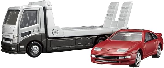 Takara Tomy Tomica Premium Transporter Nissan Fairlady Z 300ZX Twin Turbo, Mini Car, Toy for 6 Years and Up, Boxed, Toy Safety Standards Passed ST Mark Certified, Tomica