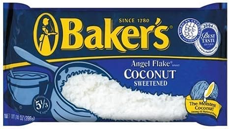 Baker's Angel Flake Coconut, 14-Ounce Bags (Pack of 12)