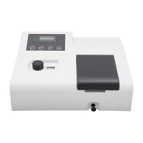 Visible Spectrophotometer 721, LDC Digital Lab Visible Spectrophotometer 350-1020nm Lamp, 6nm Tungsten Lamp Lab Equipment, 110V Photometer with RS232 interfaces Wavelength accurracy2nm