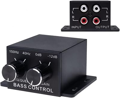 Universal Car Remote Bass Control RCA Subwoof Amplifier