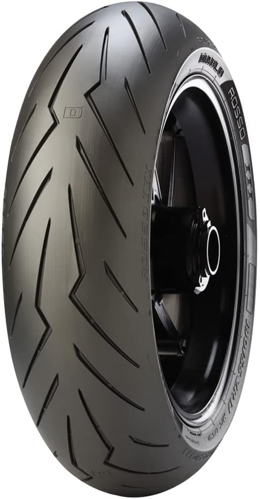 180/55ZR-17 (73W) Pirelli Diablo Rosso 3 Rear Motorcycle Tire for Kawasaki Ninja ZX-6R 2000-2018