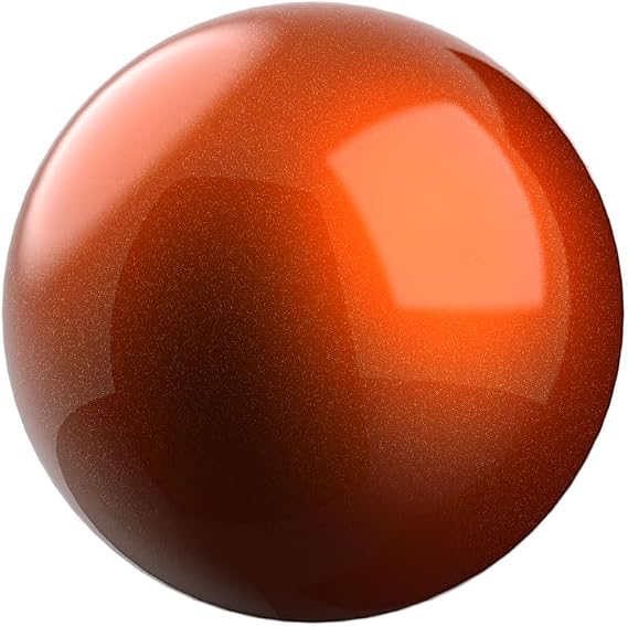 SANWA Trackball 34mm/1.34in, Replacement Ball for Logitech m575, m570, MX Ergo, Perixx, Kensington, Elecom, and Other Compatible Trackball Mouse, Glossy Orange