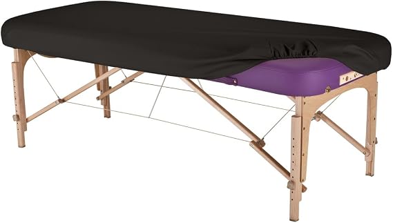 EARTHLITE Massage Table Protection Cover 100% PU, Fitted Massage Table Replacement Cover, Fits Round & Square Corner Tables 28-32" Wide