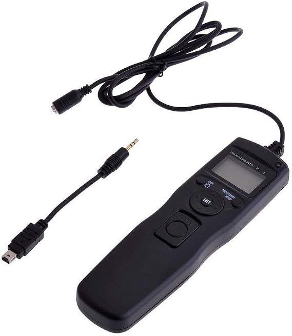 ABUYCS Timer Shutter Release Time Lapse Intervalometer Remote Control for Nikon D5200 D3100 D5000 D7200 D7000 D600 D610 D750 D3200 D3300 D90 Cameras