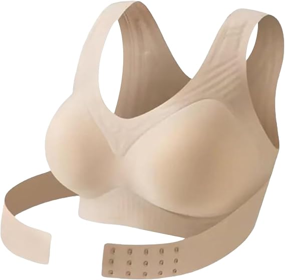 Posture Support Bras for Women High Support Posture Full Coverage Seamless Bralettes Beauty Back Push Up No Underwire Bra