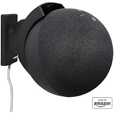Made For Amazon Wall Mount, Black, Echo (4th generation)