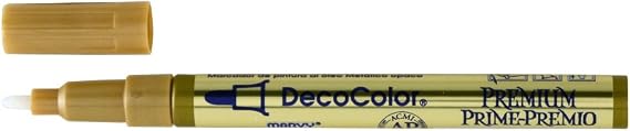 Marvy Uchida DecoColor Premium Fine Tip Marker Gold