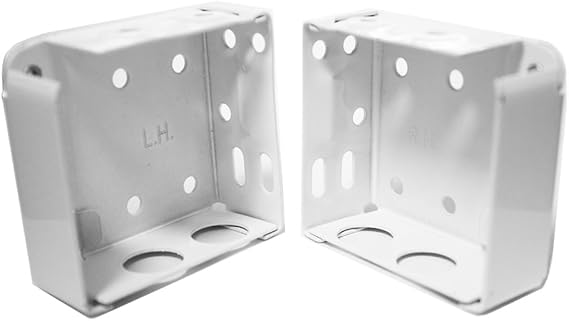 High Profile Box Mounting Bracket Set - White - !