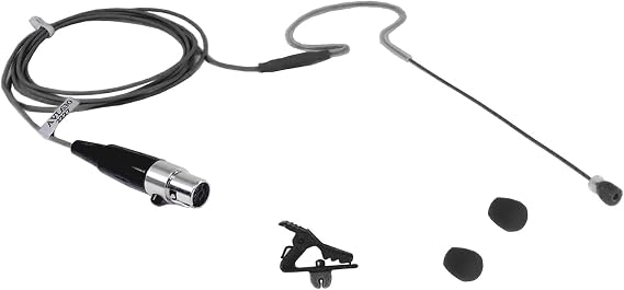 Mini Headset Microphone Replacement Earhook, Black