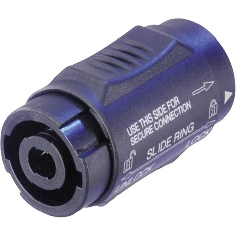 Neutrik NL4MMX - Lockable 4 Pole speakON Coupler Adapter