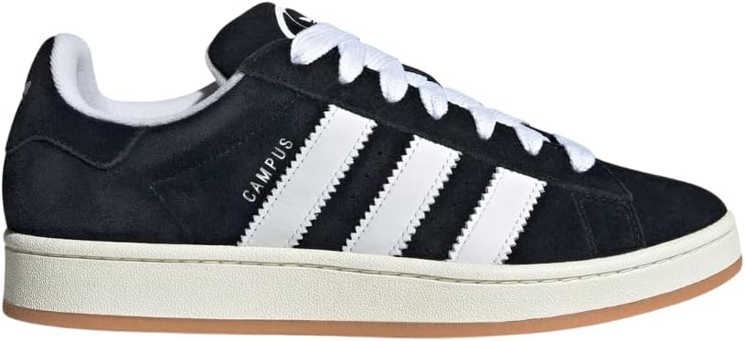 adidas Men's Campus 00 Lifestyle Shoes - Core Black/Footwear White, Size: 9.5