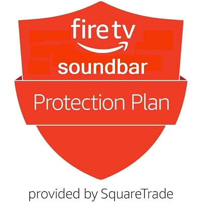 2-Year Protection plan for Amazon Fire TV Soundbar Plus with subwoofer and surround speakers