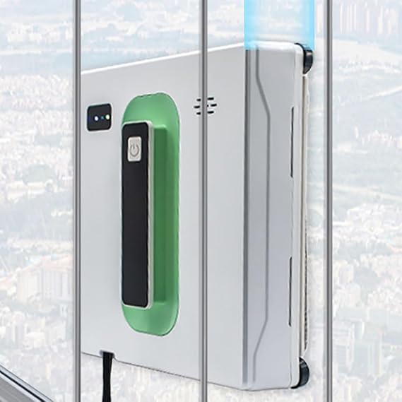 Window Cleaning Automatic Robot, Automatic Window Cleaner Machine with Dual Water Spray, 2800pa Suction Power, Anti-Falling, App Control, Suitable Indoor and Outdoor Windows, Tiles, and Ceilings