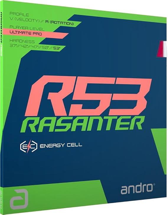 andro R53 Table Tennis Soft Rubber Back Lazanter