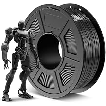 SUNLU ABS Filament 1.75mm 3D Printer Filament, Highly Resistant Durable, Heat Resistance, Excellent Toughness, Compatible with 99% FDM 3D Printers, 1kg Spool (2.2lbs), Black