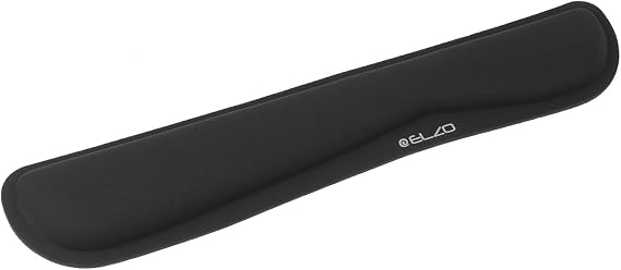 ELZO Keyboard Wrist Rest Pad Support with 65D High-Density Thicken Memory Foam Padding, Ergonomic Design Computer Rest Pad Desk Wrist Mat, Non-Slip Rubber Base Office Laptop | 65D High-Density Thicken Memory Foam Padding, Ergonomic Design Computer Rest Pad Desk Wrist Mat, Non-Slip Rubber Base Office