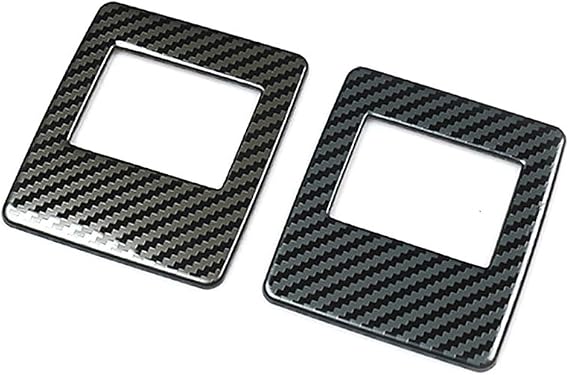 New Protective Seat Rear Hook Covers Compatible with BMW X7 2019-2020 (Carbon Look)