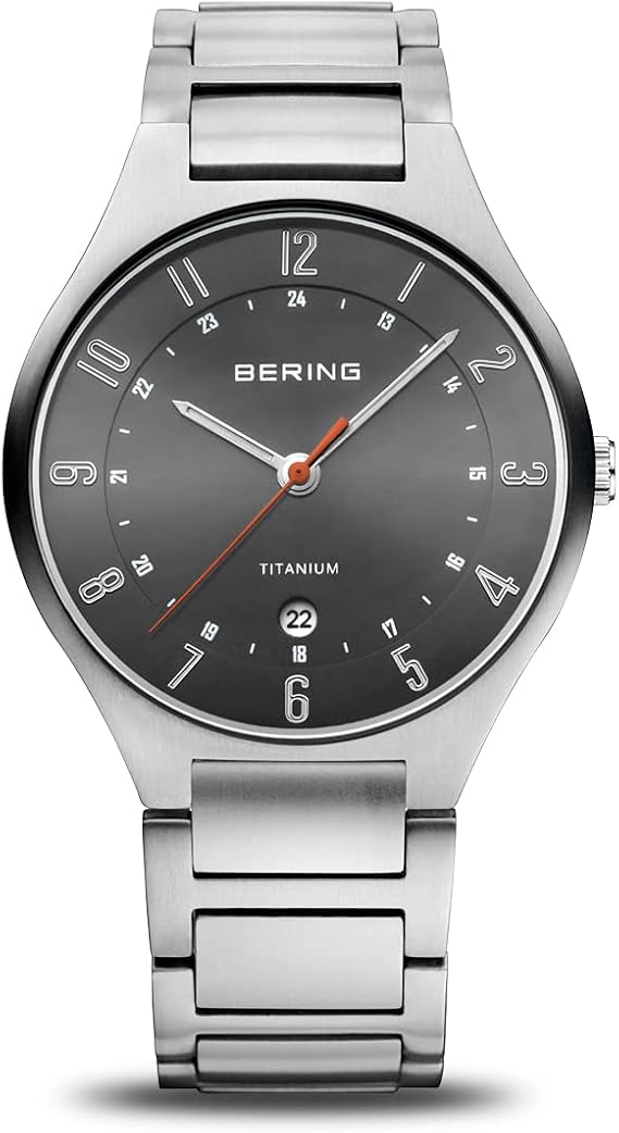 Bering Men's Analogue Quartz Watch with Titanium Strap