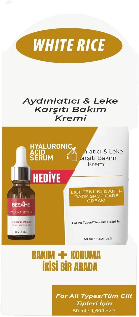 White Rice Aydınlatıcı & Leke Karşıtı Bakım Kremi Bakım ve Koruma İkisi Bir Arada Özel Paket