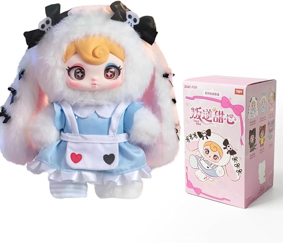 Blind Box Cute Plush Figure Toys Figures Dolls Toy Gift (Single Box) | Sunycoco Rebellious Sweetheart Series, Kawaii Anime