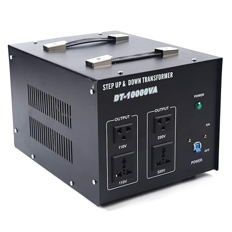 10000W Voltage Converter Transformer Step Up/Down 110V/220V Heavy Duty Voltage Converter USB Transformer Power Converter Circuit Breaker