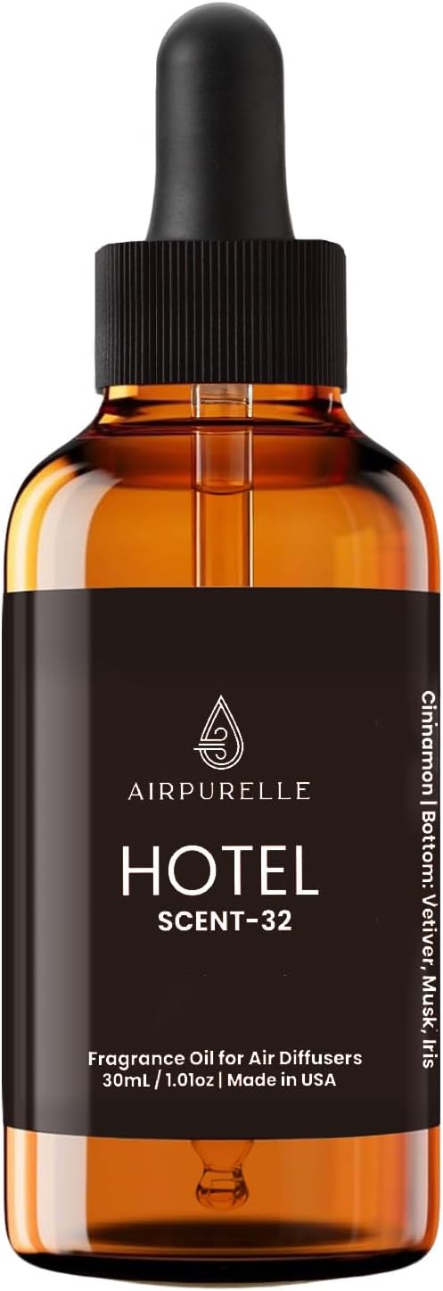 AirPurelle Luxury Diffuser Oil Sumptuous Leather Warm Sandalwood & Iris Premium Fragrance Oil for Ultrasonic and Waterless Diffusers DIY 1 Pack(1* 1.02 fl oz) My Way Scent