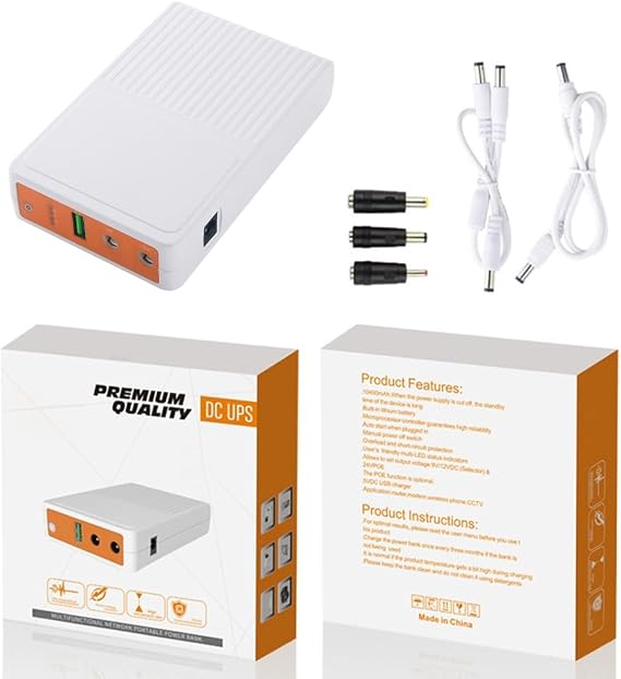 UPS Backup Power Router Uninterruptible Power Supply 5V 9V 12V Output