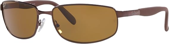 Ray-Ban Man Sunglasses Gunmetal Frame, Crystal Green Lenses, 61MM