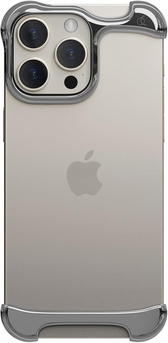 AC27043I16PR Mirror Silver Bumper Case for iPhone 16 Pro Arc Pulse Aluminum