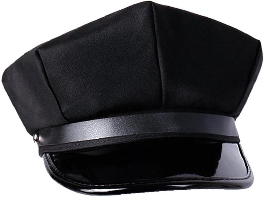 Hat Fashion Captain Hat Octagon Flat Top Cap Hat Vintage Sailor Hat for Women Men