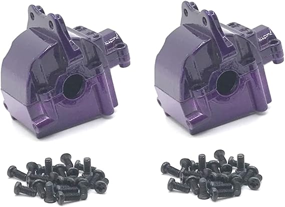 Metal Differential Gearbox Housing Cover for 144001 124019 124018 RC Car Upgrade Parts Accessories,2 pcs