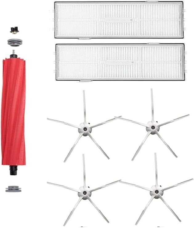 Beyaz Roborock ile Uyumlu S7 S7 Max S7 Ultra T7 T7s Ana Fırça,Hepa Filtre,Yan Fırça Set-7 Parça Roborock ile Uyumlu S7 S7 Max S7 Ultra T7 T7s Uyumlu Yenileme Seti-7 Parça