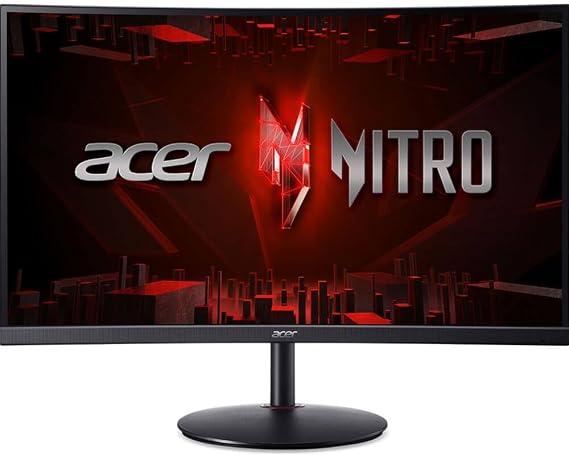 Acer Nitro XZ271U X3 27" Class WQHD Curved Screen Gaming LED Monitor - 16:9 - Black - 27" Viewable - Vertical Alignment (VA) - LED Backlight - 2560 x 1440-16.7 Million Colors - FreeSync Pr