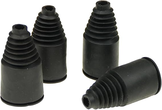 Dustproof Sleeves of Half Shaft Rubber Axle Boot 4pcs (Black)