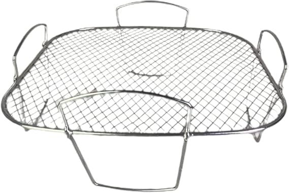 Srliya Square Air Fryer Rack for, Air Fryer Rack for Air Fryer 304 Stainless Steel Food Dehydrator Rack Toast Rack Grill Air Fryer Accessories (grill)